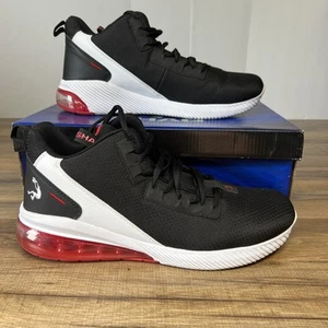 Zapatos de baloncesto deportivos SHAQ para hombre negros blancos rojos EE. UU. 12 - Imagen 1 de 15