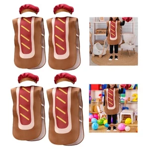 Hot Dog Costume for Kids Cute Hot Dog Suit Lightweight Food Cosplay Children - Picture 1 of 26