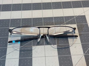 🕶️Frame only! OAKLEY VOON OX3026-0455 MATTE GUNMETAL FLEX HINGE EYEGLASSES 55mm - Picture 1 of 15