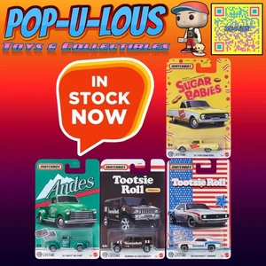 2025 Matchbox Candy Mix 2 Set of 4 Vehicles Chevy Ford ✅IN-STOCK✅ - Picture 1 of 6