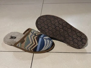 UGG Scuff Slippers Shoes Pendleton Size US 9 - Picture 1 of 9