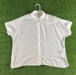 Uniqlo AIRism weißes Baumwoll-Poloshirt Damengröße Small - Bild 1 von 8