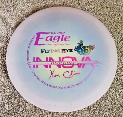 Innova KC Pro Eagle RARE 9x “Nine Time” KC Flat PFN Penned Pat # Disc Golf - Image 1 of 4