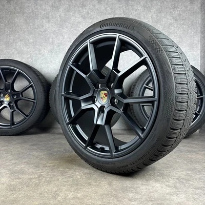 Winterräder Porsche Taycan J1-1 21 Zoll Original RS Spyder Felgen 9J1073603NN - Bild 1 von 4
