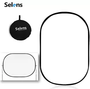 Selens Collapsible Soft Reflector Diffuser Cloth Disc Panel Studio Light White - Picture 1 of 6