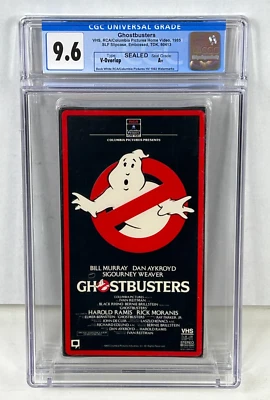 Ghostbusters (VHS, 1985) First Release CGC 9.6 Sealed A+ SLF Slipcase Embossed Foto 1 de 4