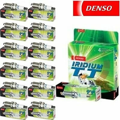 12 Iridium TT Spark Plugs Denso for BMW 750IL 1999-2001 V12-5.4L Foto 1 de 4