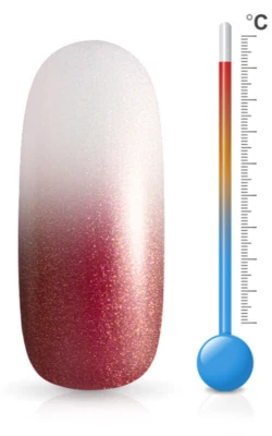 Jolifin LAVENI Shellac - Thermo red-white shine 10ml #S1164.1 - Bild 1 von 4