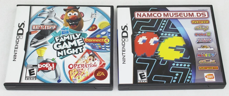 Nintendo DS Family Game Night and Namco Museum DS plus Original Instructions - Image 1 of 4