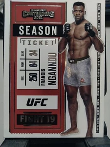 2021 Panini Chronicles Contenders Season Ticket UFC Francis Ngannou #4 - Picture 1 of 3