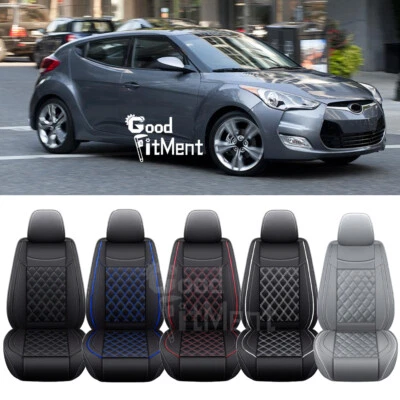 Для Hyundai Veloster полный комплект автомобиля передняя задняя подушка кожаные чехлы на сиденья 2/5 шт. - Изображение 1 из 4