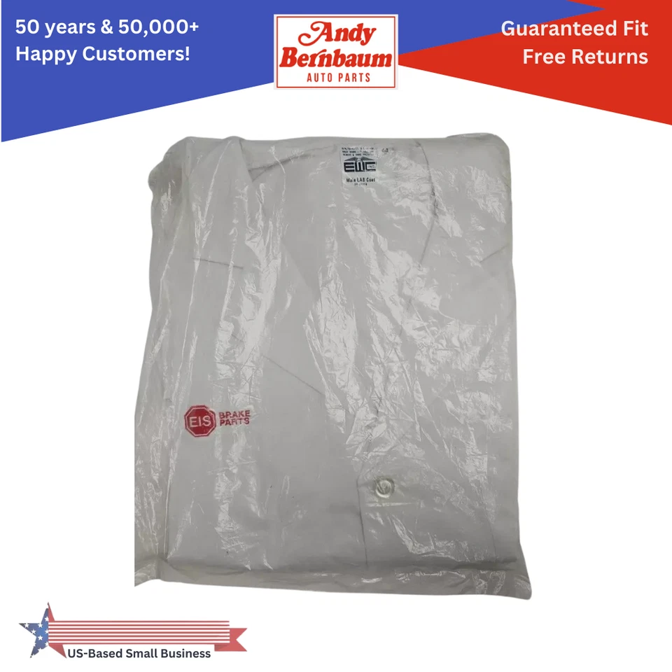 Abrigo de laboratorio largo blanco para hombre EIS Brake Parts mezcla algodón poliéster talla 44 Foto 1 de 3