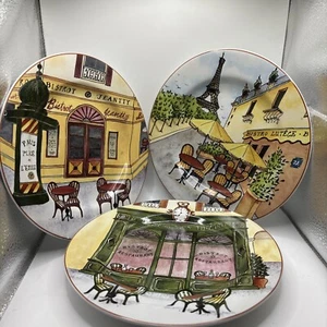 The Sakura Table Paris Bistro Italian Gracey Knight 2 Dimensional Teller 3er Set - Bild 1 von 6