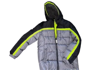 Zero exposure winter Coat Boys Xl 14/16 kids Green Black Layered Heavy hooded - Picture 1 of 4