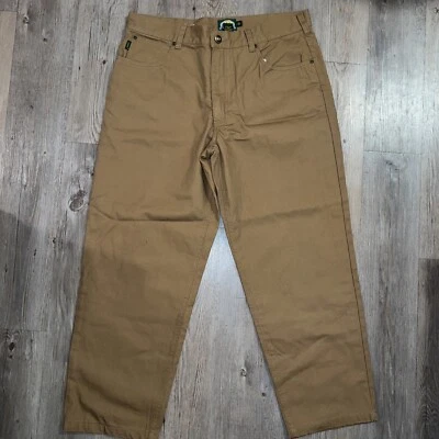 Pantalones Cabela’s Hombre Franela Forrados Resistente 38x30 Caza Pesca Trabajo Exterior Foto 1 de 4