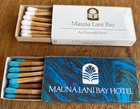 2 VINTAGE MAUNA LANI BAY HOTEL BIG ISLAND HAWAII MATCHBOOK MATCHES