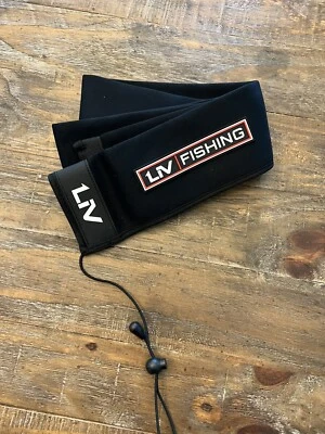 LIV FISHING Rod Sleeve Neoprene Floating Hook Resistant Black Spinning - Image 1 of 2