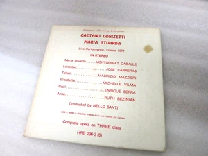Donizetti's MARIA STUARDA 3 Vinyl Set - Picture 1 of 3