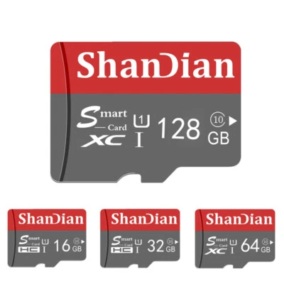 128GB 256GB 1TB Micro SD Class 10 U3 A2 SDXC SDHC Memory Card TF Card 130MB/S - Image 1 of 4