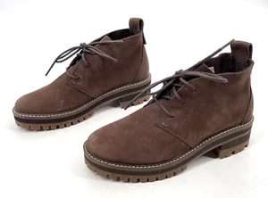 Timberland womens 6 Courmayeur Chukka leather Brown LugSole Chunky Ankle boot - Picture 1 of 9