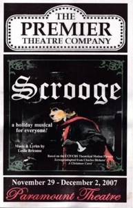  Spielzettel "Scrooge" The Premier Theater Company - Bild 1 von 2