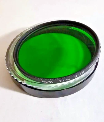 Hoya 77mm Green G (X1) Enhancing Glass Lens Filter X1  X 1 Genuine Original Japa - Image 1 of 4