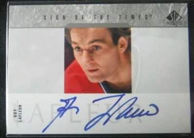 2004-05 SP Authentic 03-04 SOTT AUTOgraph ** GUY LAFLEUR ** SP! Montreal 2005 UD - Image 1 of 2