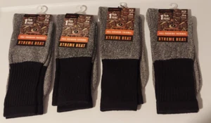 4 Pares Calcetines Roble Mossy Para Hombre Gris Negro Extremo Secado al Calor Fresco Térmico 10-13 Nuevos - Imagen 1 de 2
