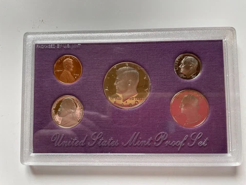 1990 S PROOF SET NO BOX OR COA Cover