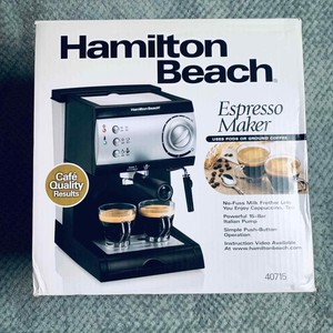 Las mejores ofertas en Espresso \u0026 Cappuccino Hamilton Beach Negro Máquinas  | eBay