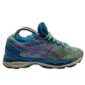 Asics Gel Nimbus 18 Damen-Laufschuhe Größe 9D Weite T651N blau lila Sneaker - Bild 1 von 10