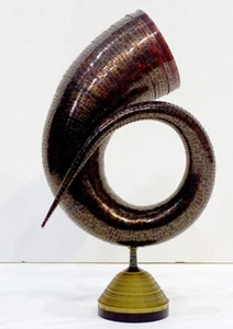 NANCY CERVENKA Biomorphic COILED MOVIE FILM Mid-Century Abstract ART SCULPTURE - Picture 1 of 11