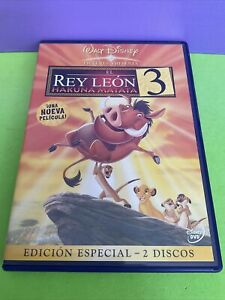 EL REY LEÓN 3, HAKUNA MATATA- DVD 2 DISCOS- USADO GARANTIZADO