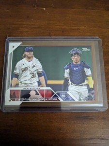 2023 Topps Update William Contreras/Corbin Burnes GOLD PARALLEL /2023 #US251