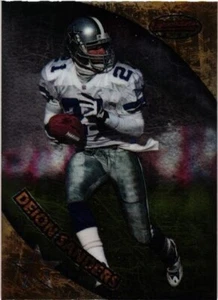 1997 Bowman's Best #62 Deion Sanders Dallas Cowboys Football Card - Picture 1 of 2
