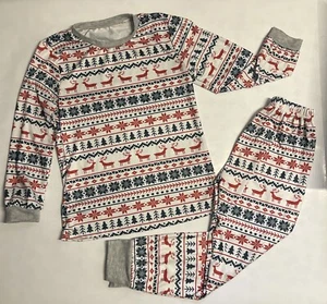 Christmas Kids Long Sleeve / Pants Pajama Set - Size 7 - Picture 1 of 6