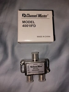 Channel Master 4001IFD Satellite Diplexer Separator Mixer VHF/UHF CM4001IFD - Picture 1 of 1