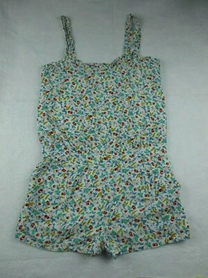 Lucca Couture Bodysuit Women's Small One Piece Pockets Cherry Zip Farm Fairycore - Image 1 of 4