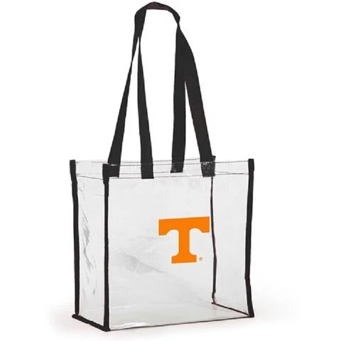 Tennessee Volunteers NCAA Licensed Clear Stadium Tote Purse Bag Cover