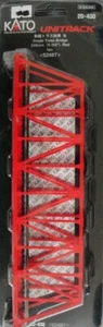 Kato Spur N 20-430 Unitrack 9 3/4'' Single Truss Bridge rot 1 Stück NEU - Bild 1 von 1