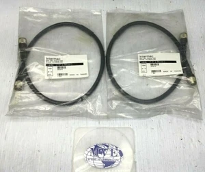 LOT OF 2 INTERMEC 064616 N-PLUG TO N-PLUG EXTENSION 2.5' CABLE - Picture 1 of 4