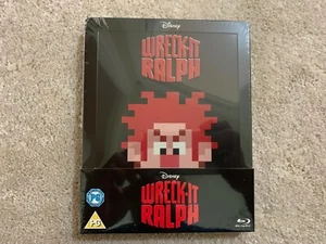 DISNEY WRECK-IT RALPH STEELBOOK BLU RAY ZAVVI EXCLUSIVE **NEW & SEALED** - Picture 1 of 1