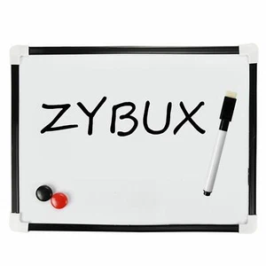 A4 trockenes Tuch magnetisches Büro Whiteboard Hinweis Memo Zeichenbrett Stift & Radierer - Bild 1 von 11