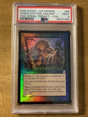 MTG✨VERDELOTH THE ANCIENT FOIL✨Time Spiral-Timeshifted PSA 9 MINT 2006 POP 2 ! - Image 1 of 2
