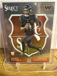 2024 Panini Select Certified Rookies Jayden Daniels #2 Silver Prizm (RC)!!!! - Picture 1 of 2