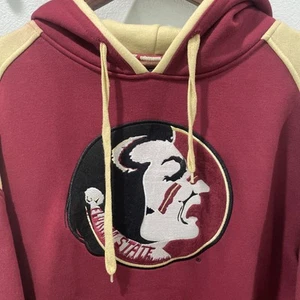 Florida State Seminoles Colosseum Sweatshirt Garnet Size Large Embroidered Read - Picture 1 of 13