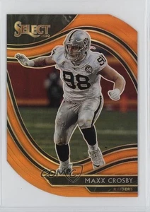 Panini Select Field Level Orange Prizm 2020 troquelado Maxx Crosby #311 - Imagen 1 de 3