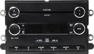 2009 Ford Edge Lincoln MKX AM FM Radio 6 Disc CD MP3 Player Part ID 8T4T18C815EC - Picture 1 of 5
