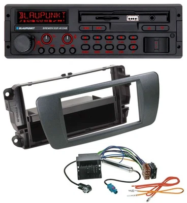 Blaupunkt SD MP3 USB Bluetooth DAB Autoradio für Seat Ibiza ab 08 azabacheschwar - Bild 1 von 4