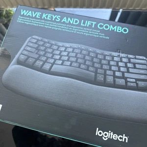 Logitech Wave Keys Wireless keyboard QWERTY UK Graphite - Picture 1 of 7